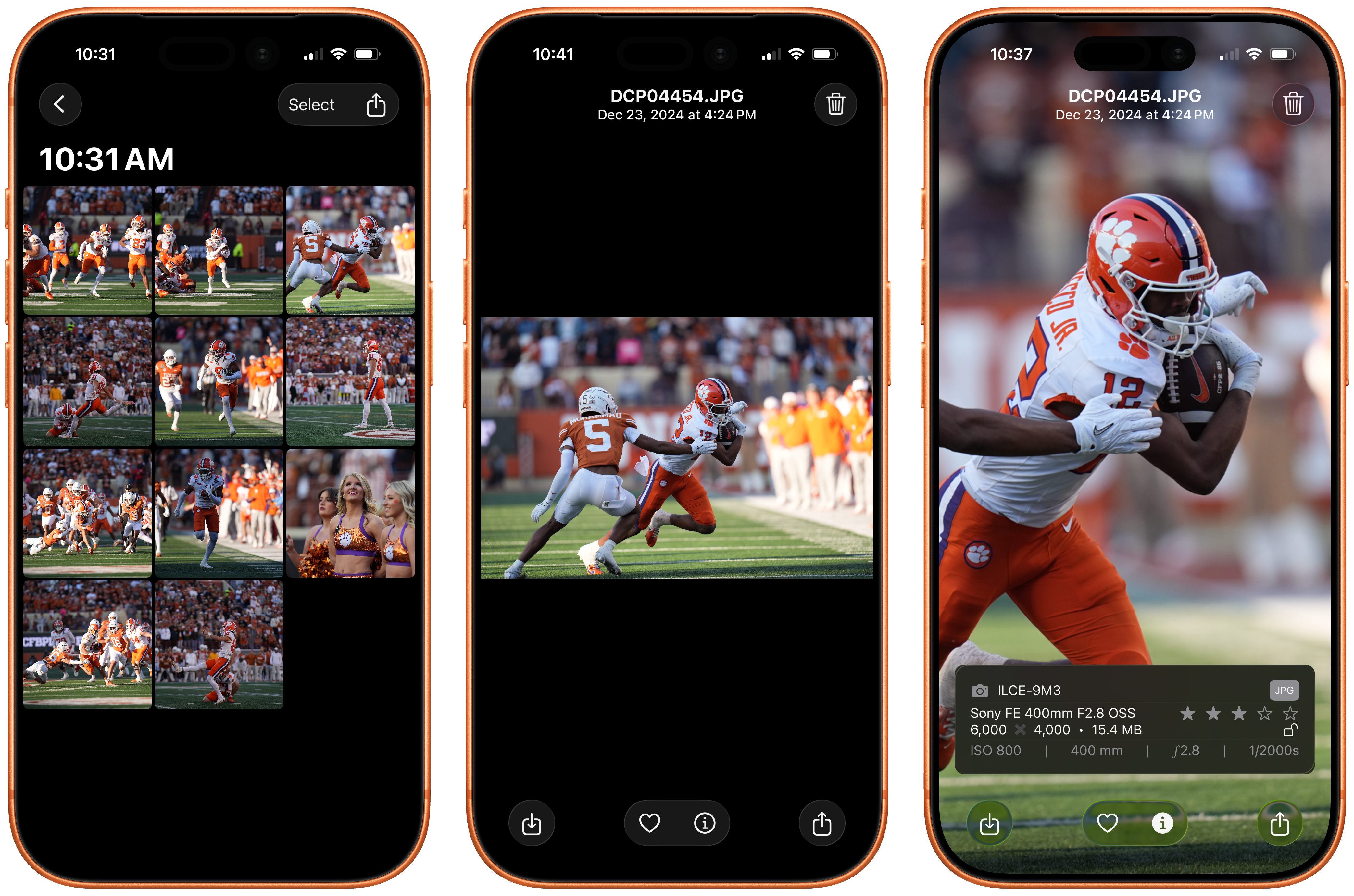 CardRunner image viewer and favorites